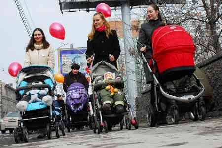 March of baby carriages to be in Yerevan under slogan "Let`s live  with dignity"